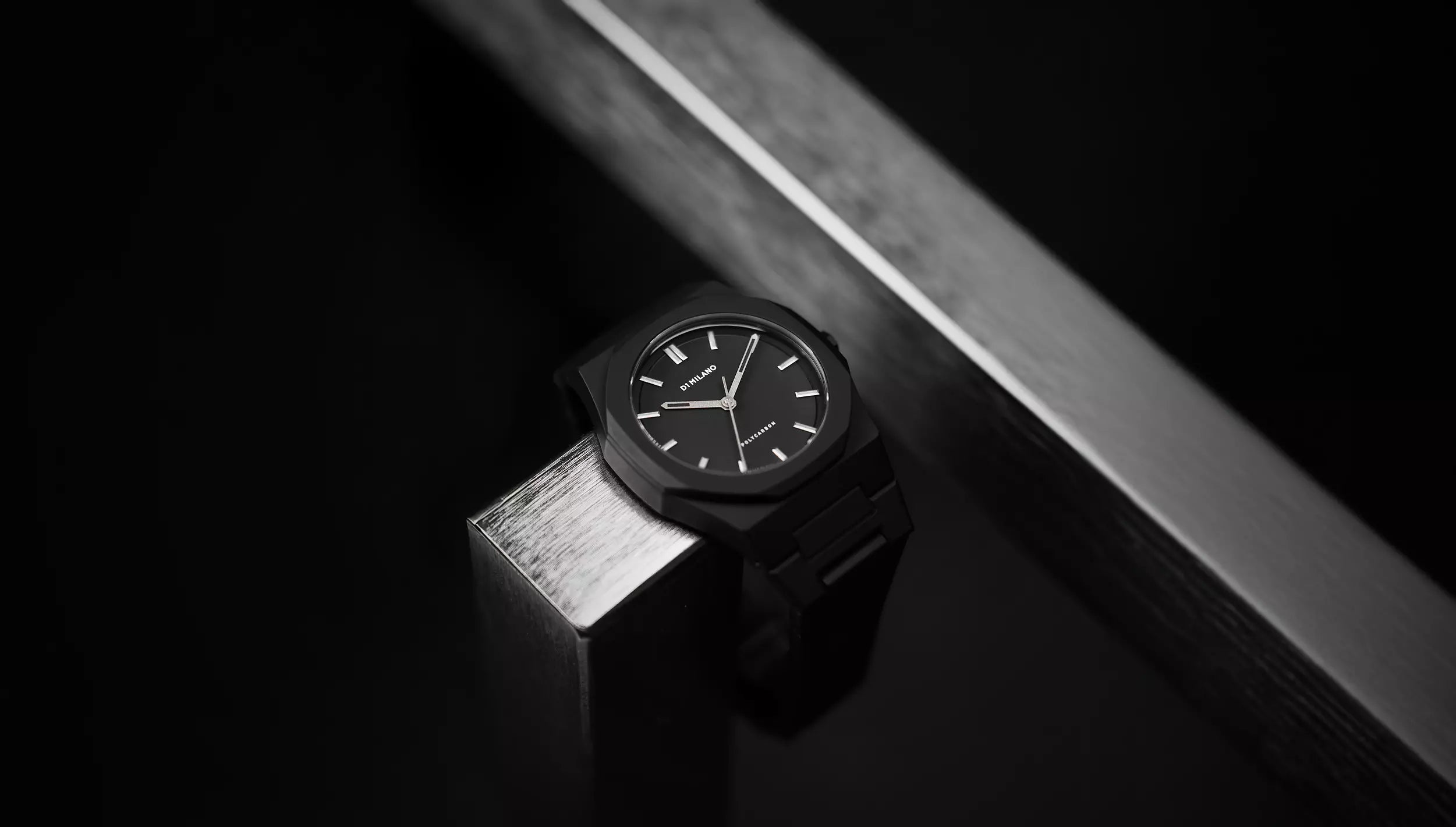 Orologio Polycarbon Cloudburst, 40,5 mm, D1 Milano