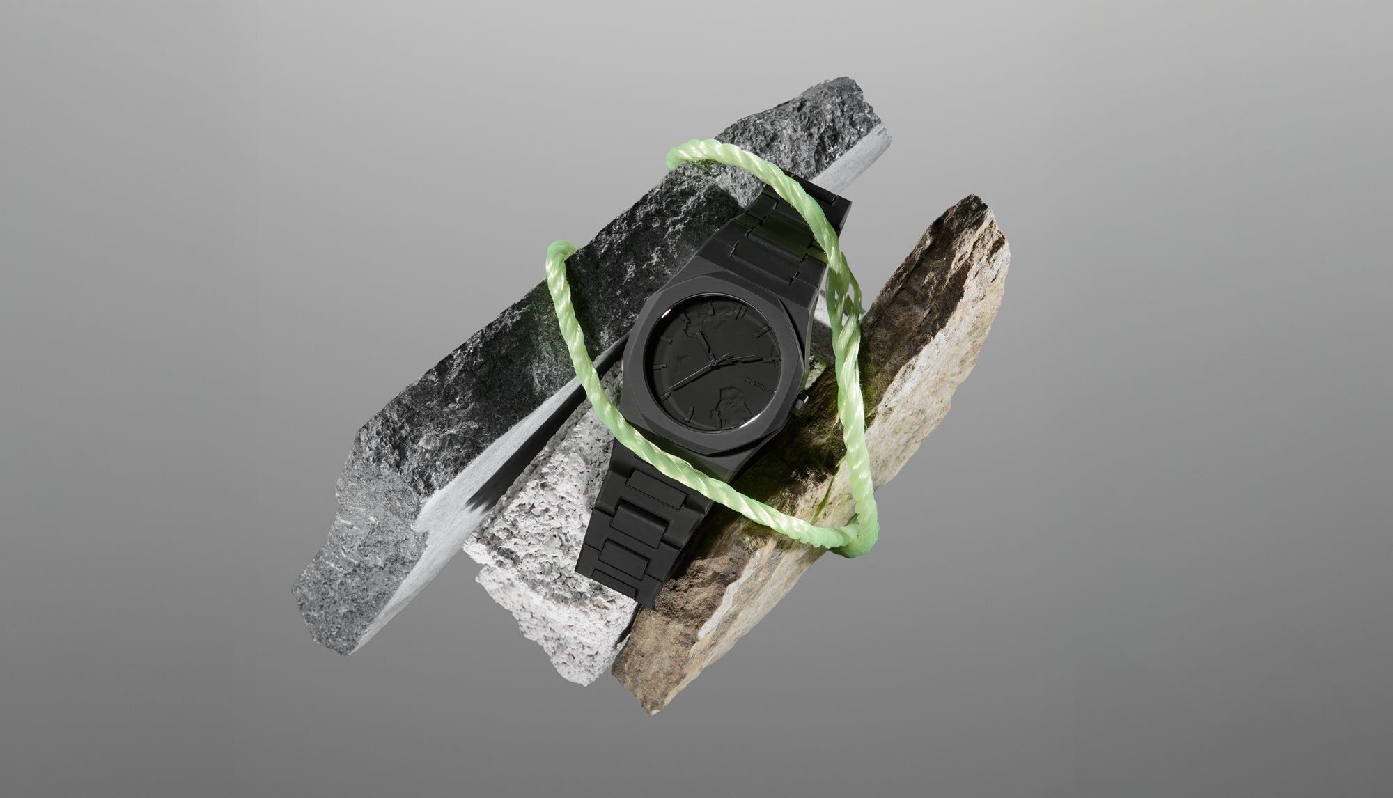 Orologio Polycarbon, Crushed, 40,5 mm, D1 Milano