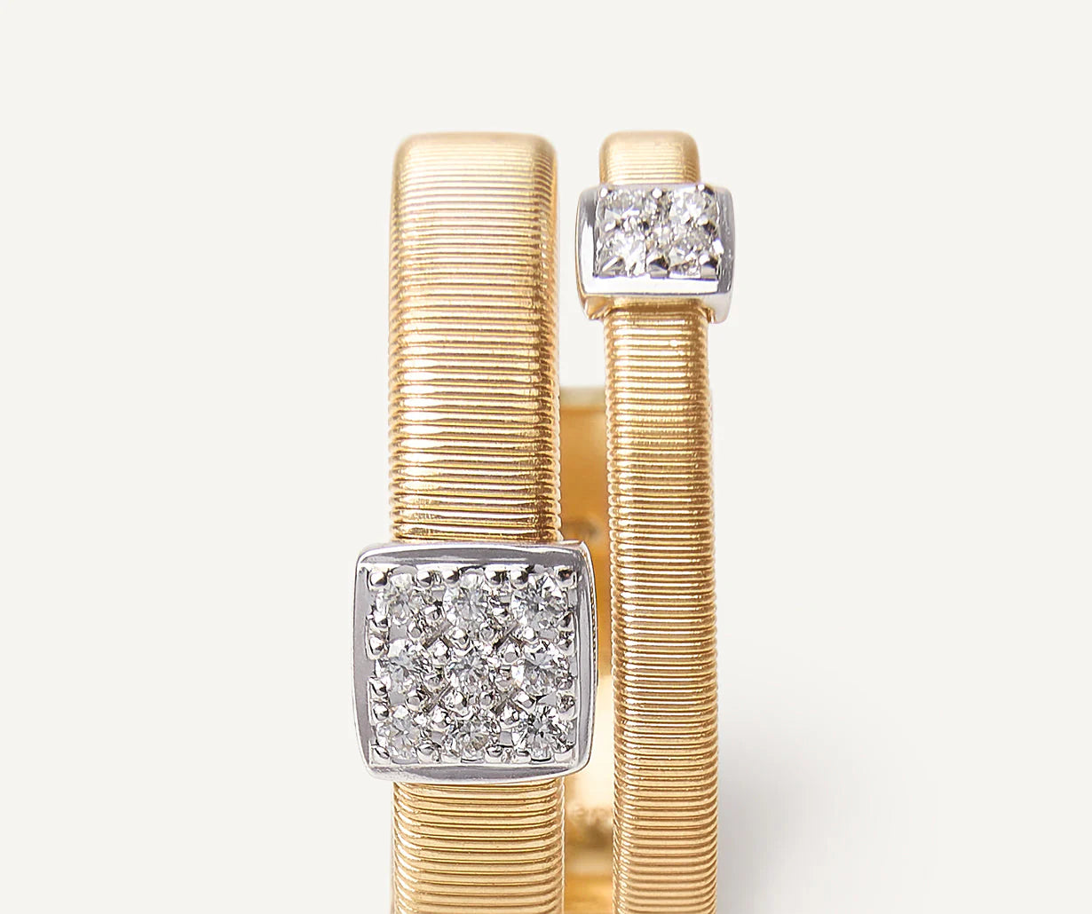 Band ring, with diamond pavé, Masai, Marco Bicego