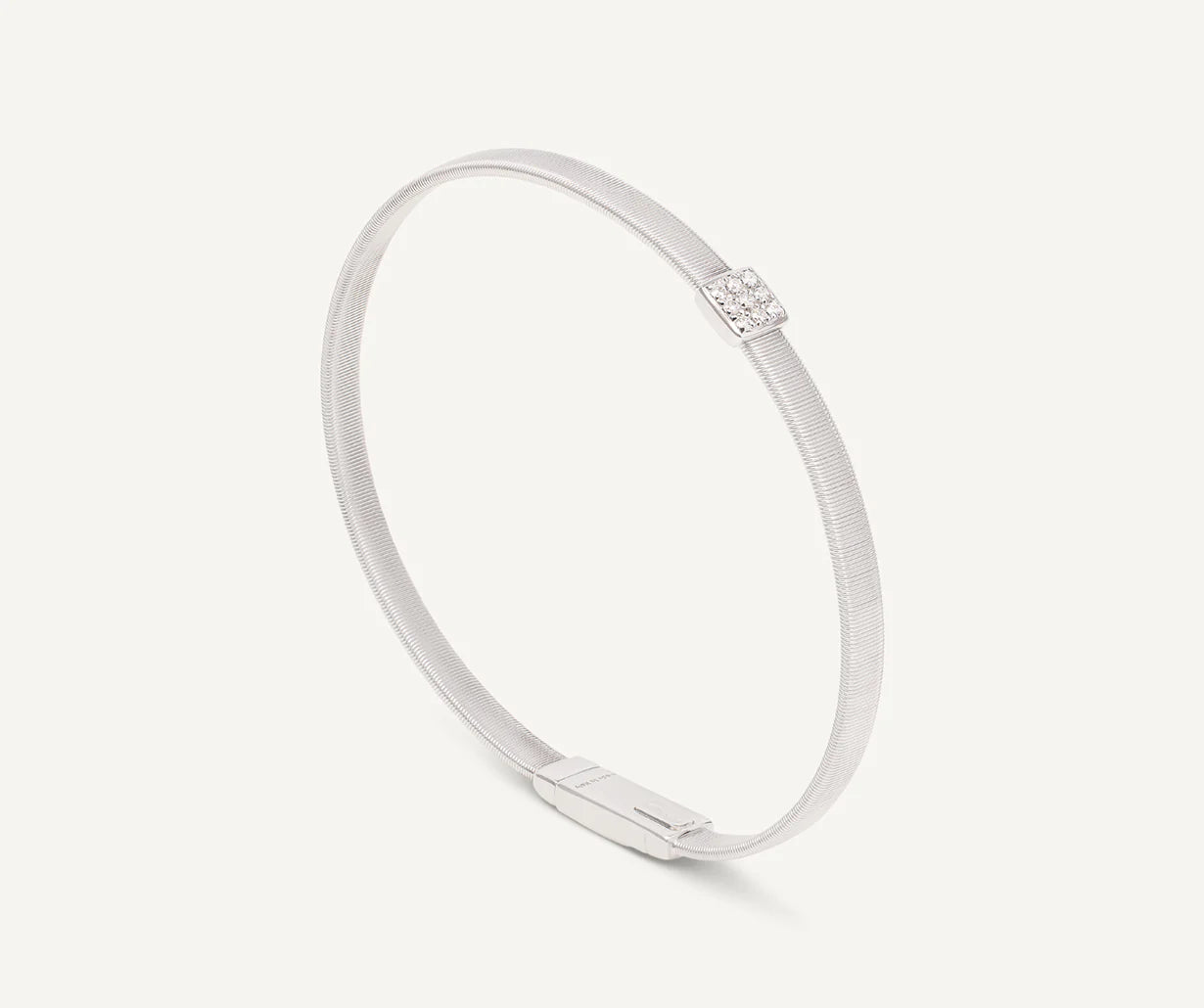 Thin bracelet with diamond pavé, Masai, Marco Bicego