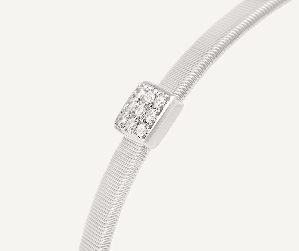 Thin bracelet with diamond pavé, Masai, Marco Bicego