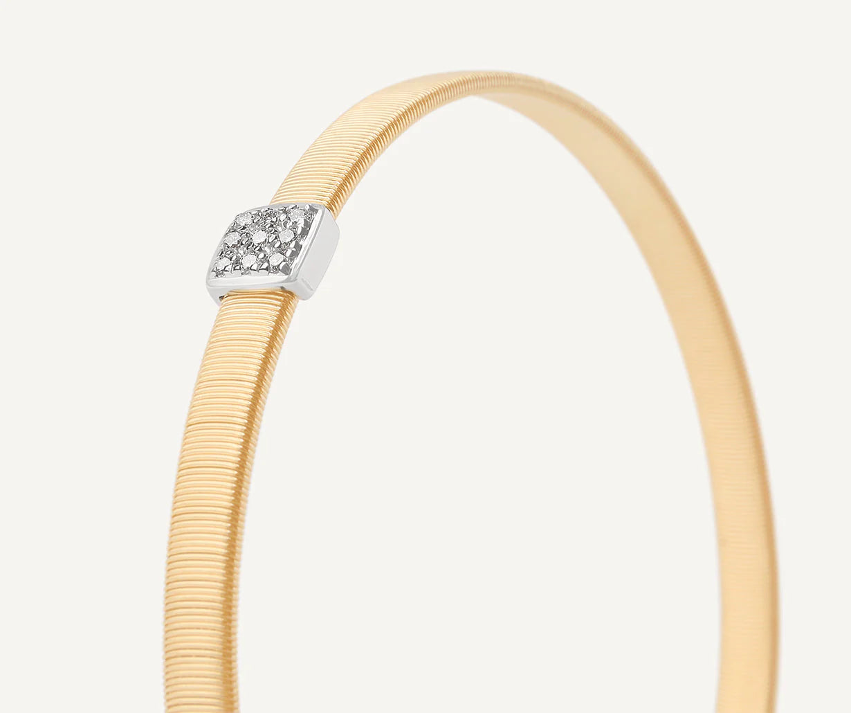 Bracciale sottile con pavé di diamanti, Masai, Marco Bicego