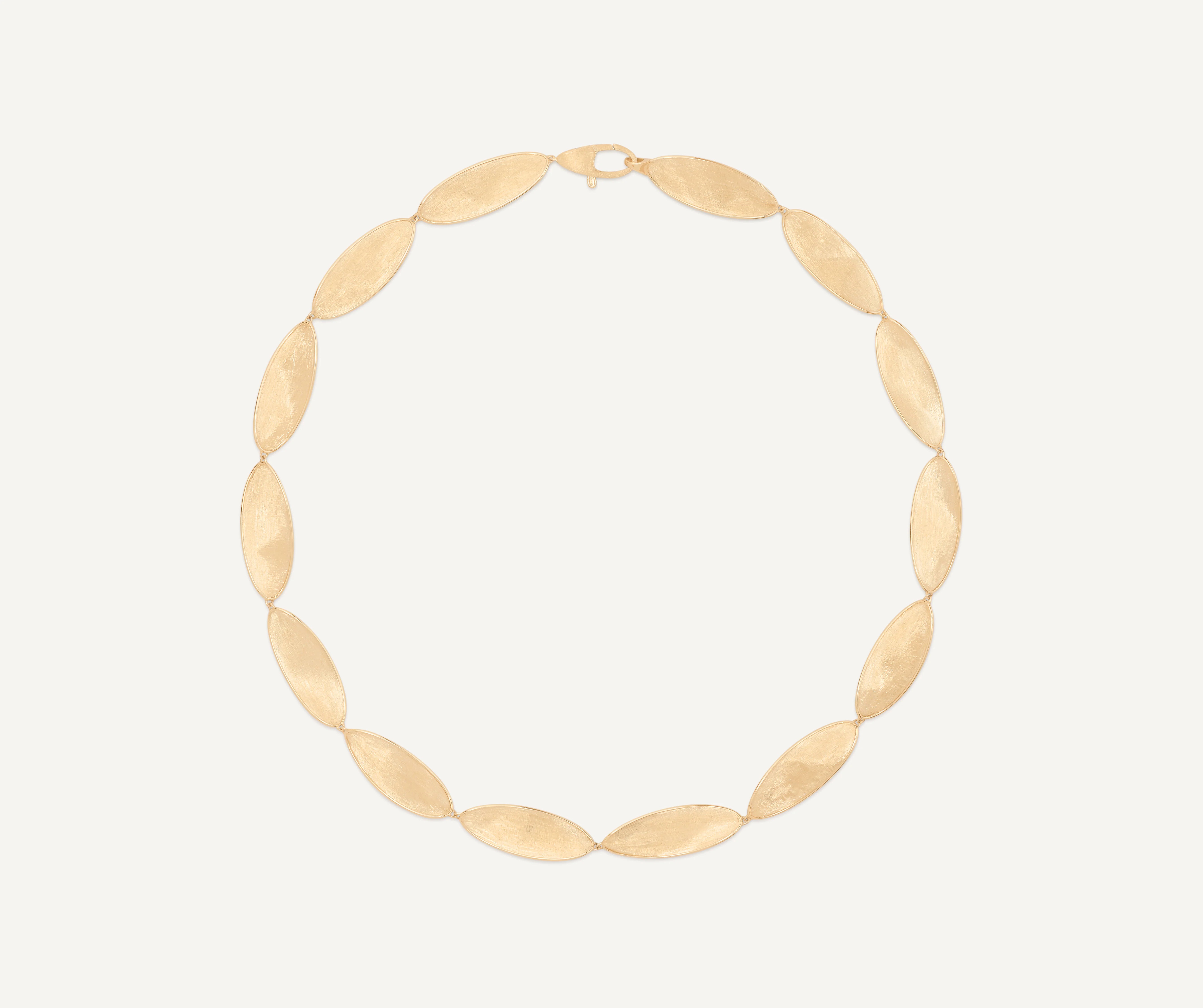 Collier di foglie d’oro ritorte, Lunaria, Marco Bicego