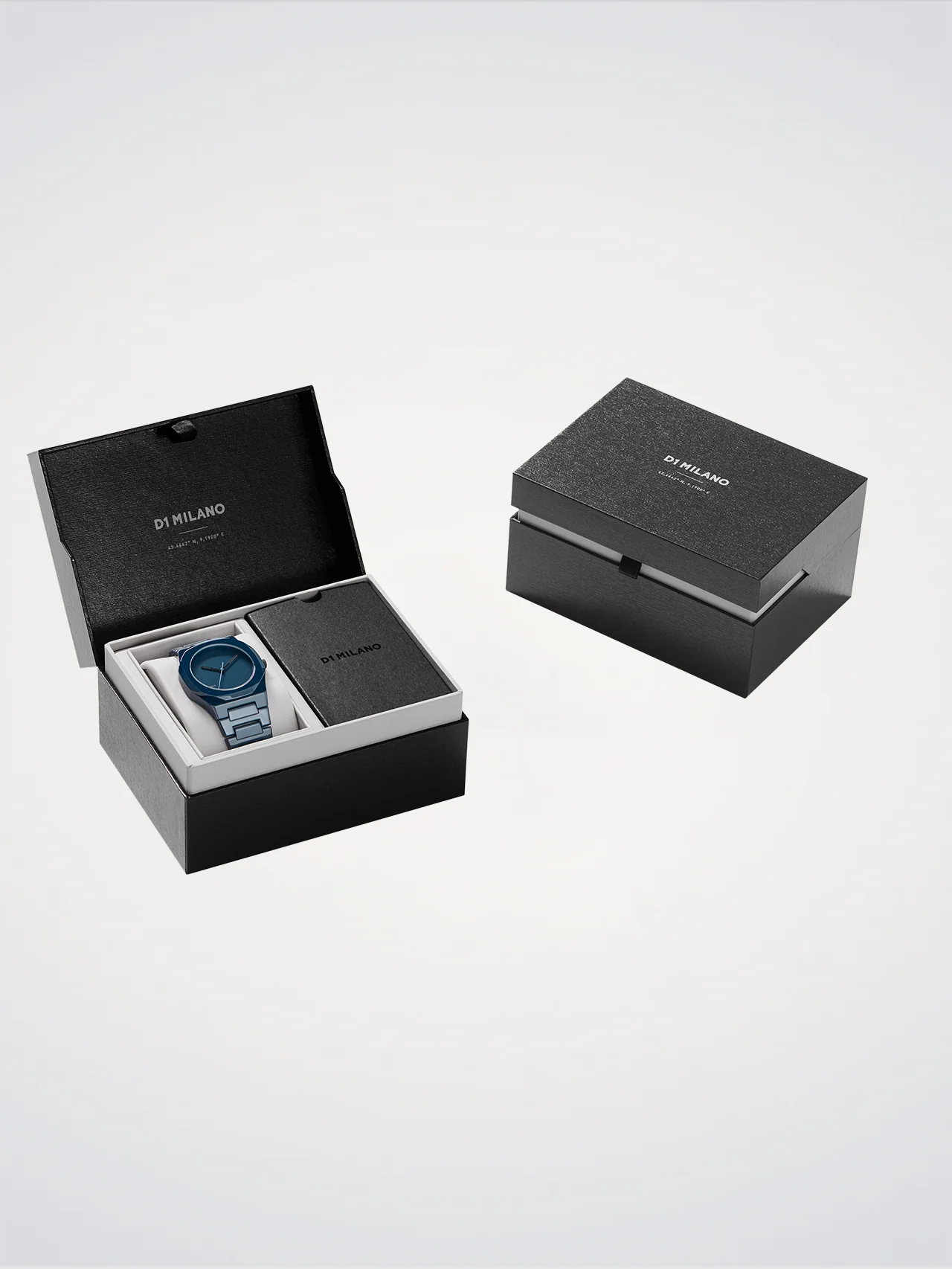 Orologio Ceramic Pure Blue, 37 mm, D1 Milano