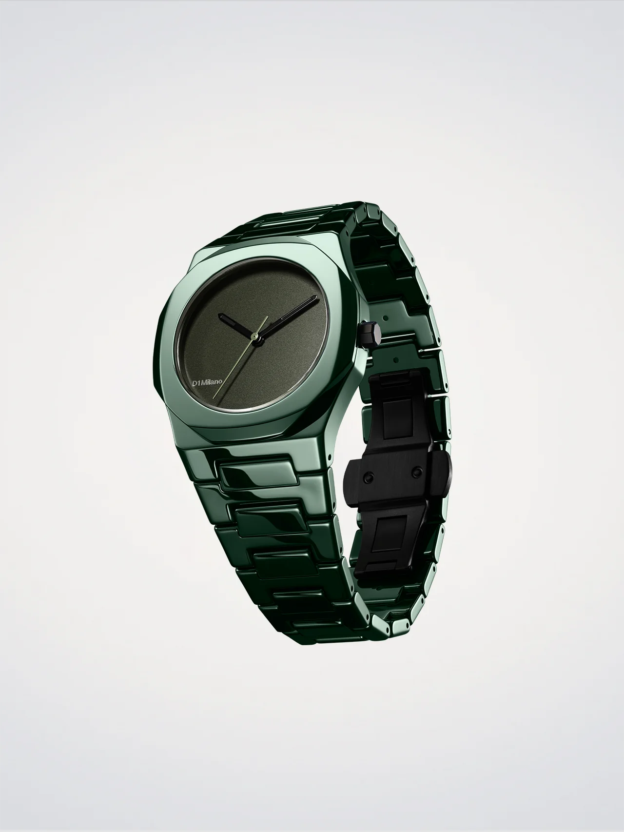 Orologio Ceramic Pure Green, 37 mm, D1 Milano