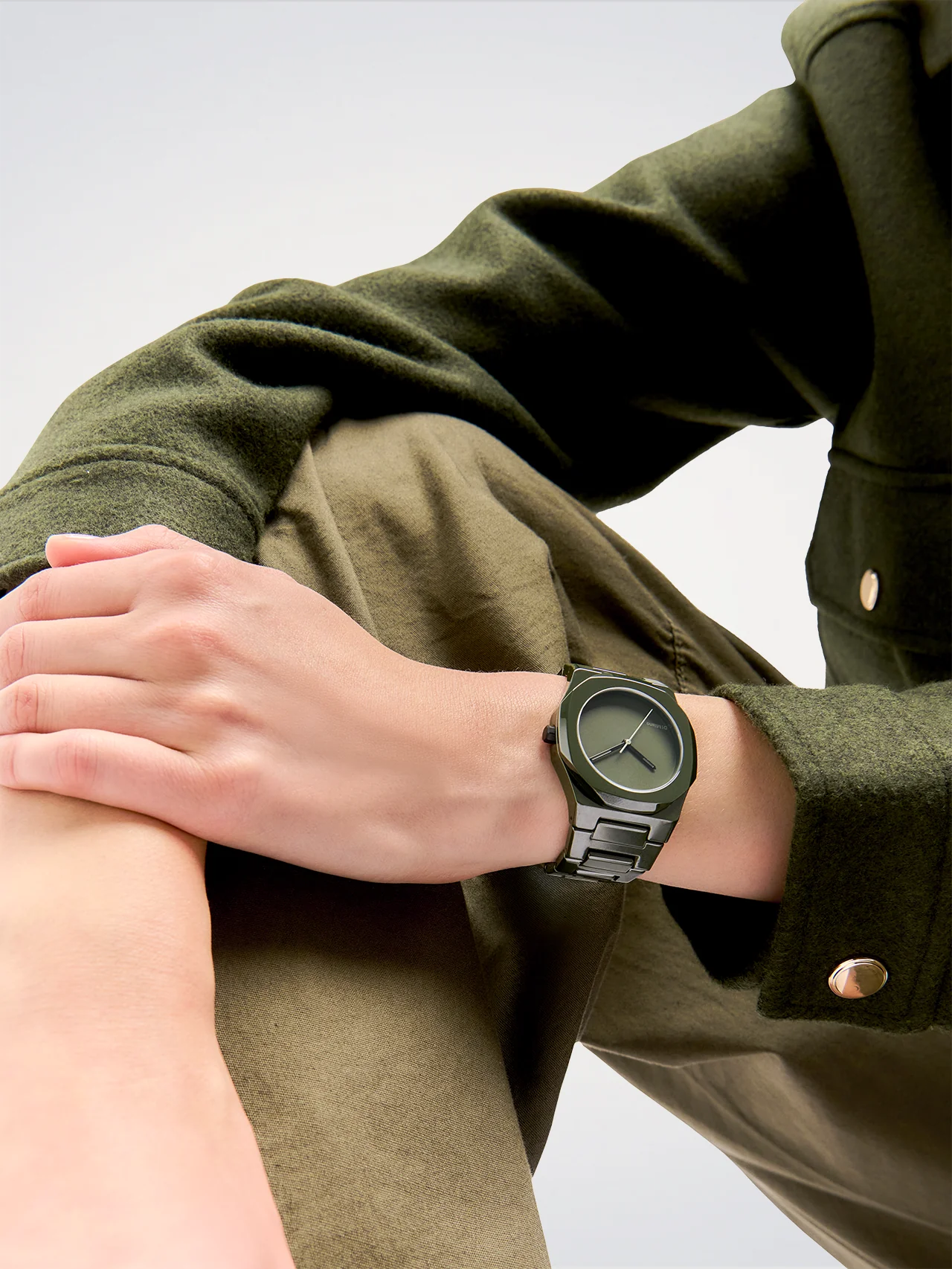 Orologio Ceramic Pure Green, 37 mm, D1 Milano