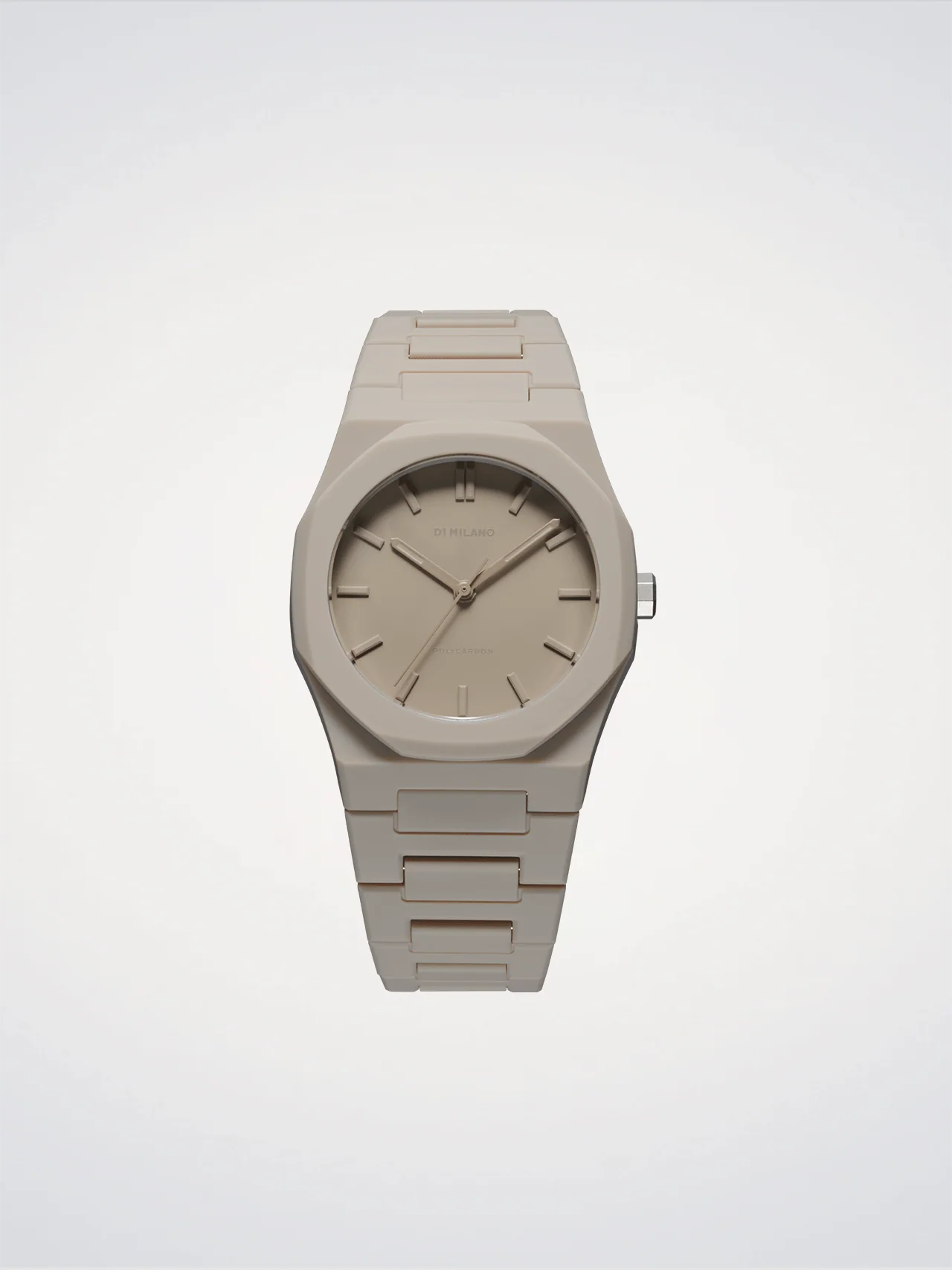 Orologio Polycarbon, Ecru, 37 mm, D1 Milano