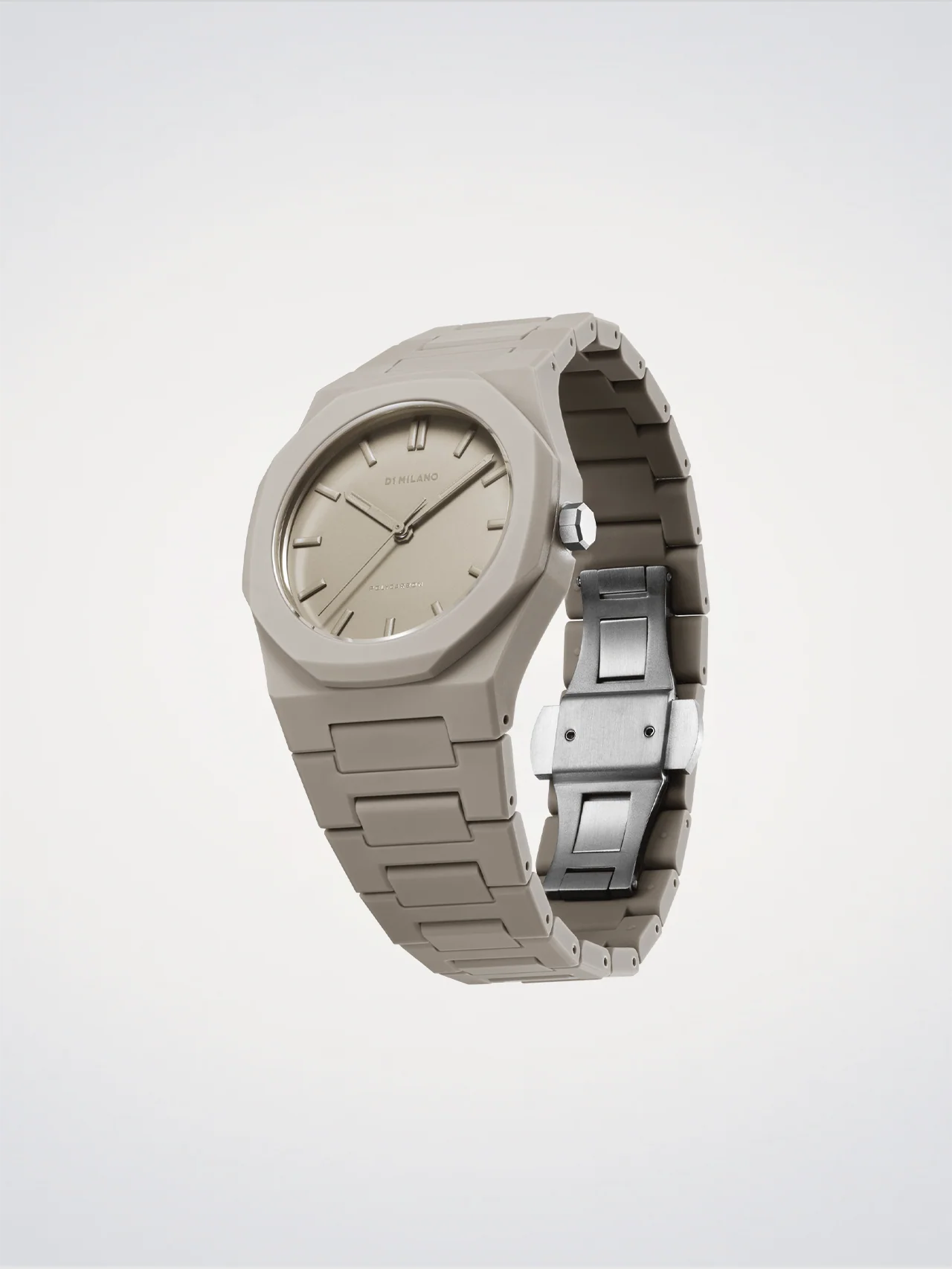 Orologio Polycarbon, Ecru, 37 mm, D1 Milano