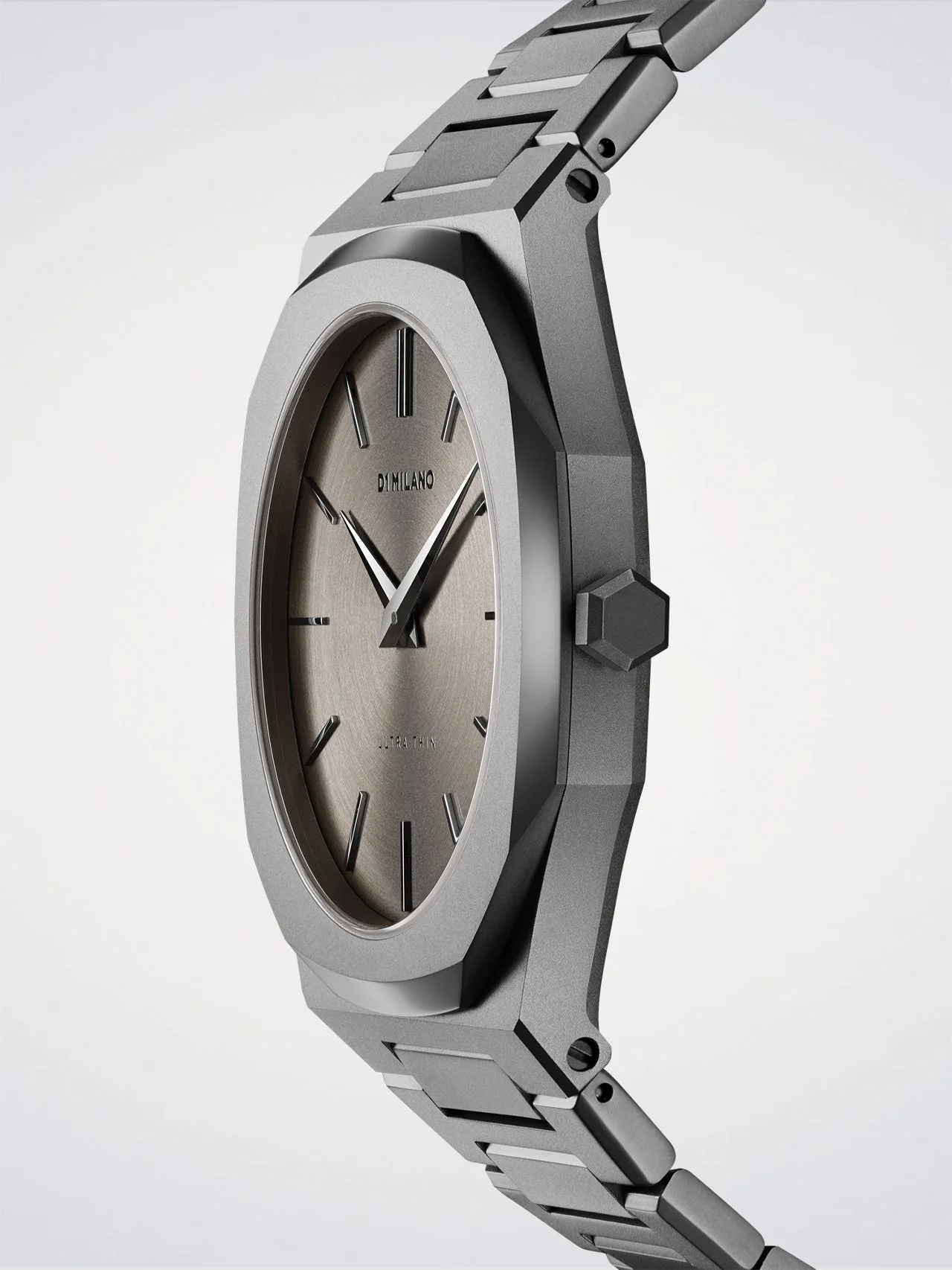 Orologio Ultra Thin Antracite, 40 mm, D1 Milano