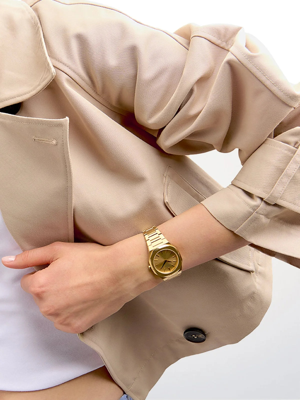 Ultra Thin Frozen Watch, 30 mm, D1 Milano