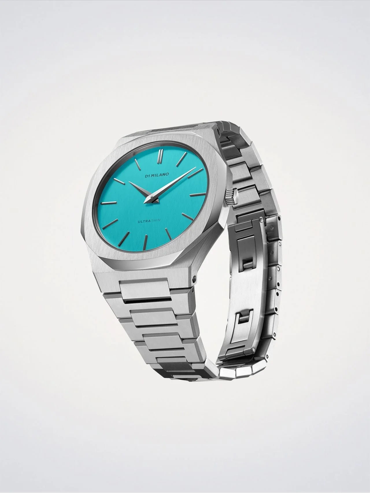 Orologio Ultra Thin, Light Blue, 38 mm, D1 Milano
