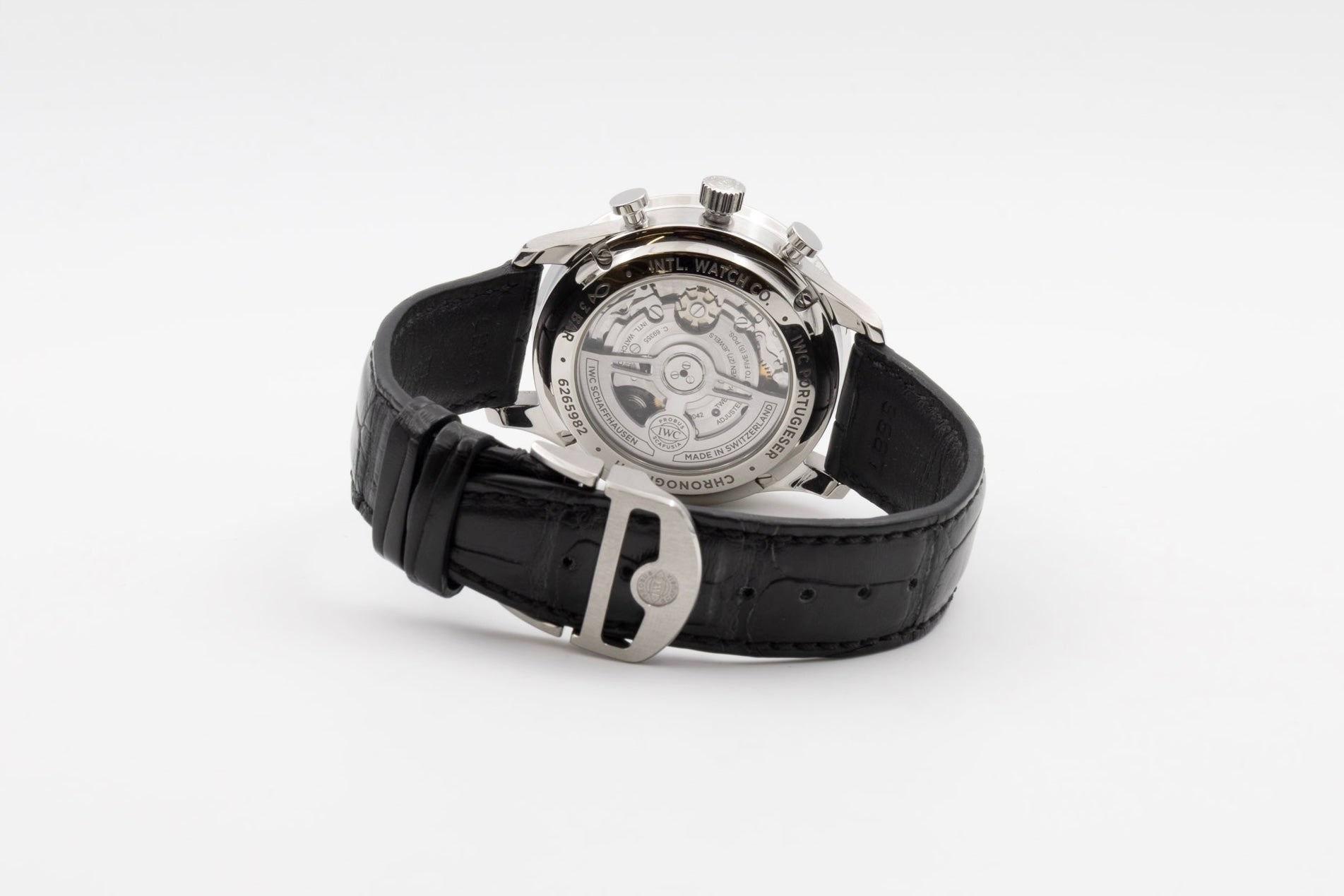 IWC Portugieser Chronograph quadrante Blu del 2021 New