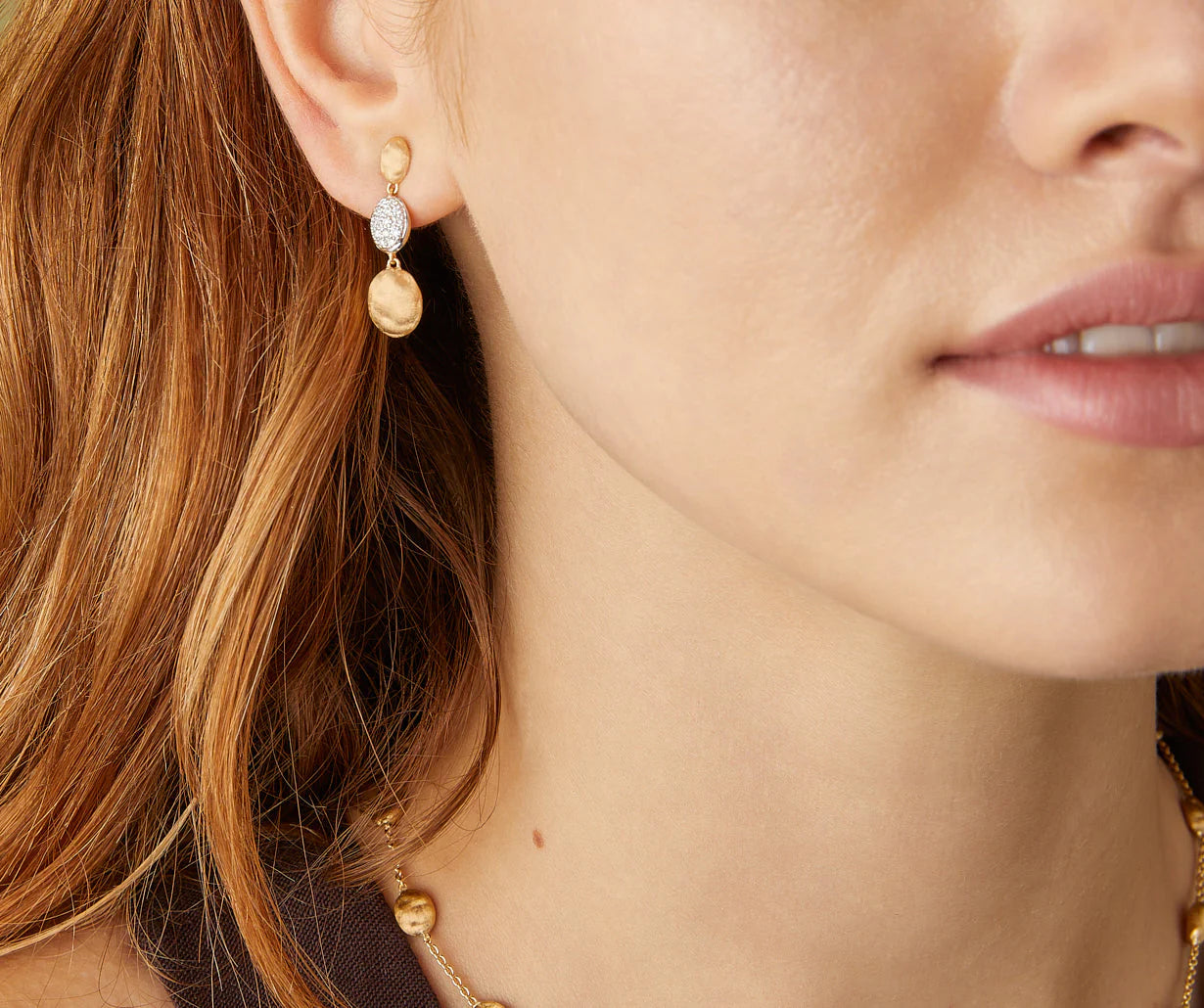 Boucles d'oreilles triple diamant, Séville, Marco Bicego