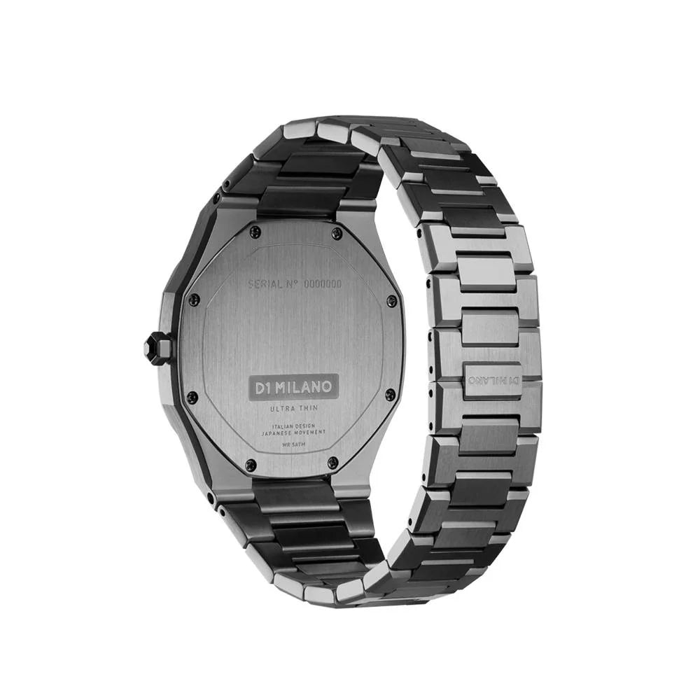 Orologio Ultra Thin Nero, 40 mm, D1 Milano