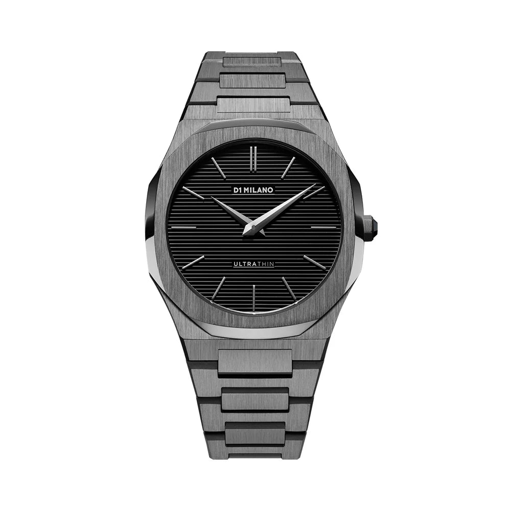 Orologio Ultra Thin Nero, 40 mm, D1 Milano