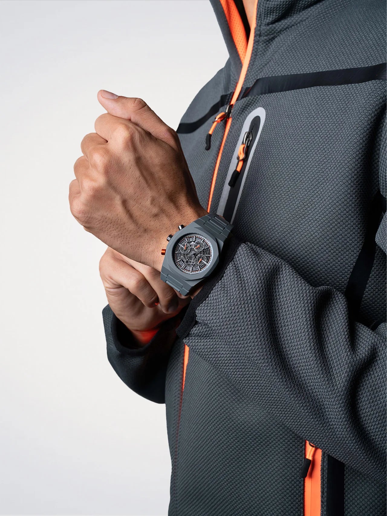 Orologio Polycarbon, Model K, 40,5 mm, D1 Milano