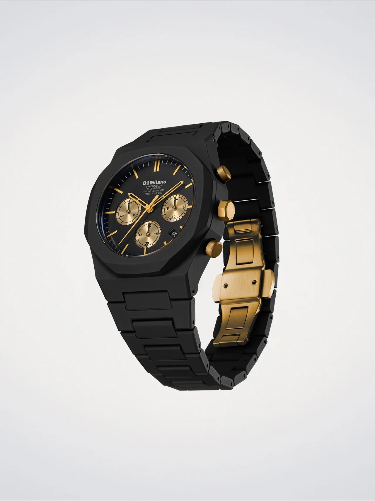 Polychrono Charcoal Black Watch 40.5 mm, D1 Milano