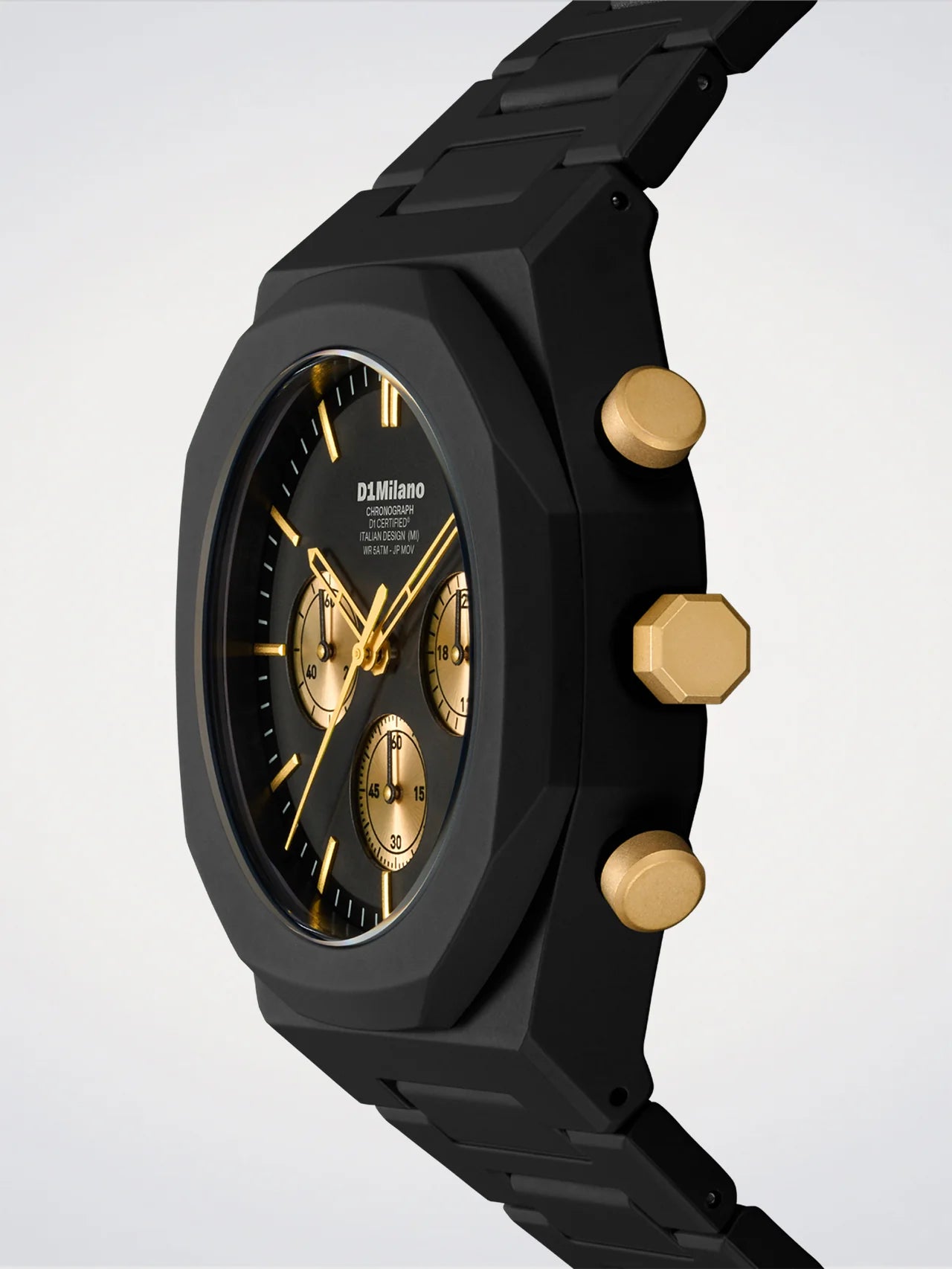 Polychrono Charcoal Black Watch 40.5 mm, D1 Milano