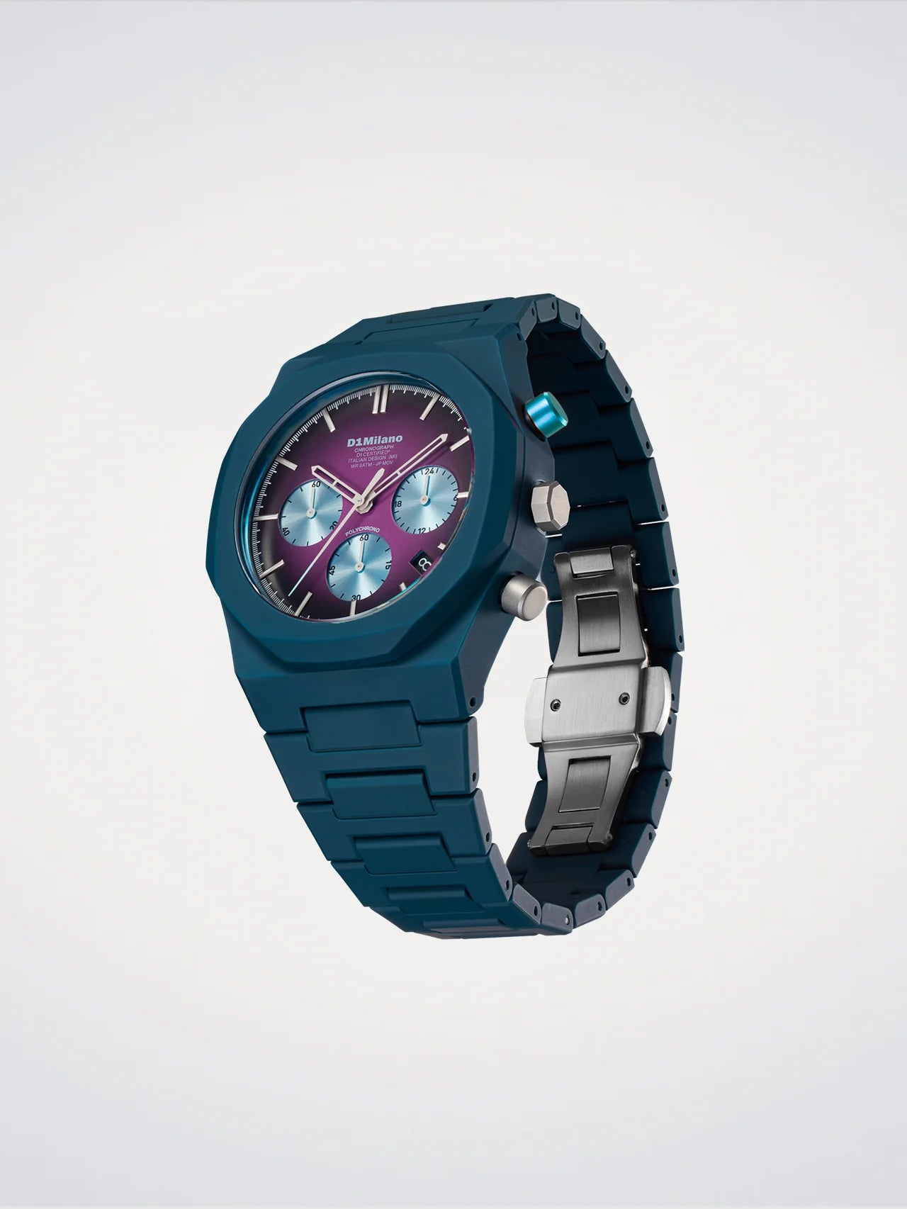 Polychrono Charcoal Black Watch 40.5 mm, D1 Milano