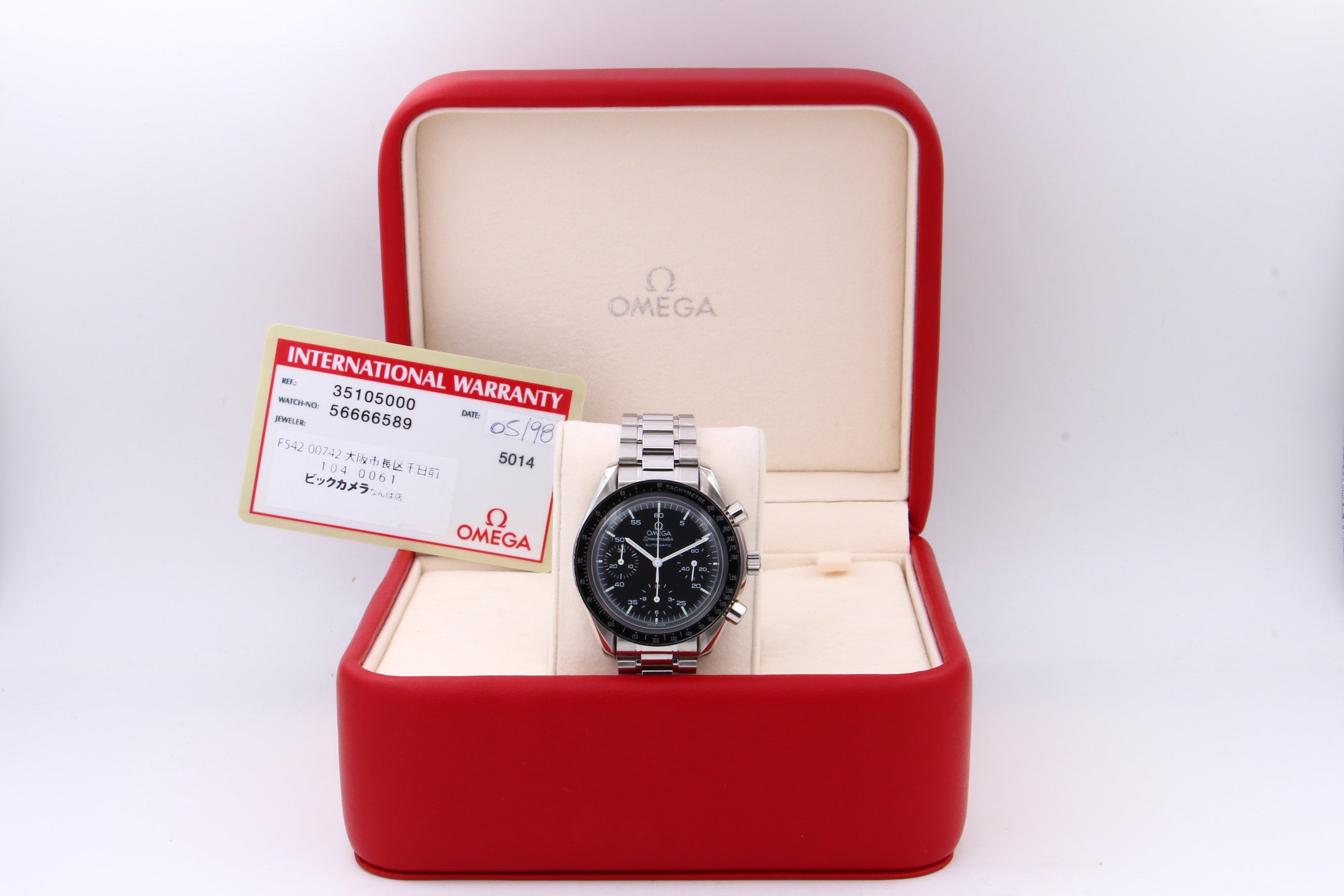 Omega Speedmaster Moonwatch Reduced automatico