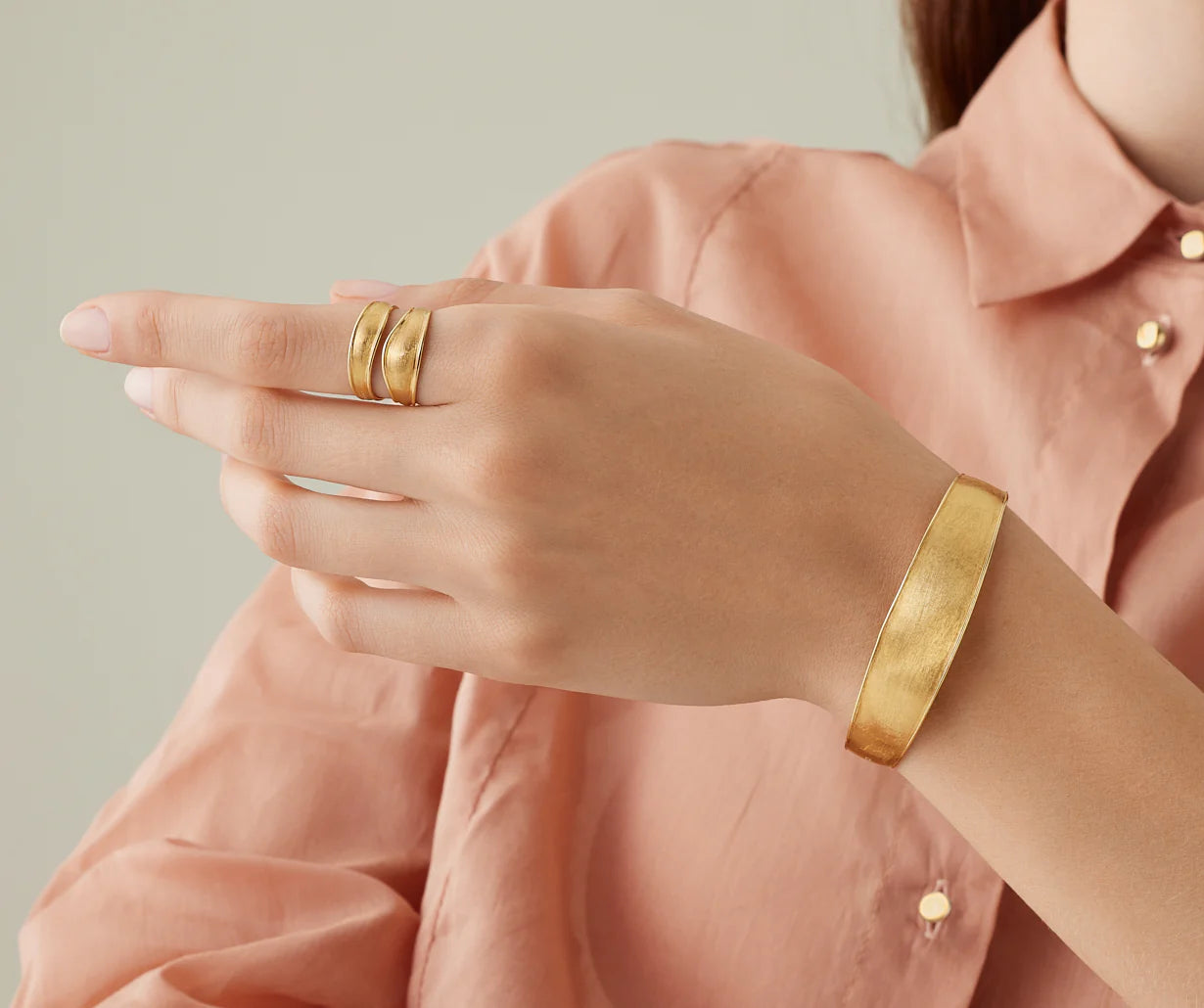 Bague bandeau mini modèle, Lunaria, Marco Bicego