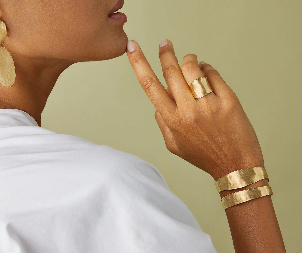 Bague bandeau mini modèle, Lunaria, Marco Bicego
