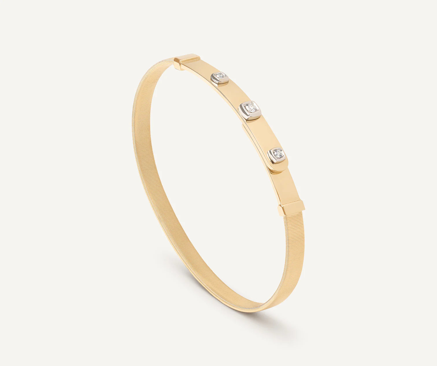 Bracelet en or jaune et diamants, taille slim, Masai, Marco Bicego