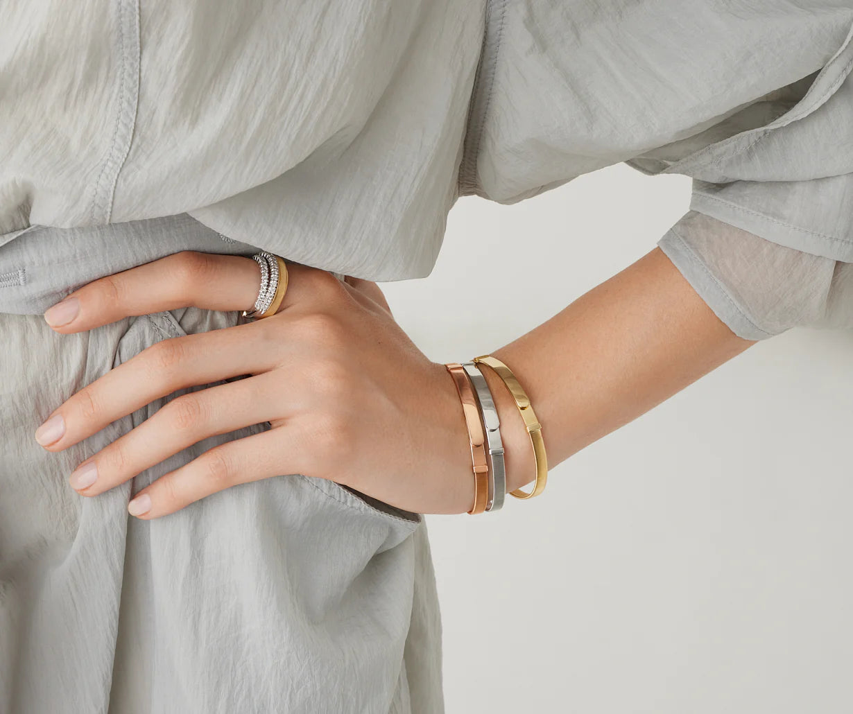 Bracelet en or jaune, taille slim, Masai, Marco Bicego