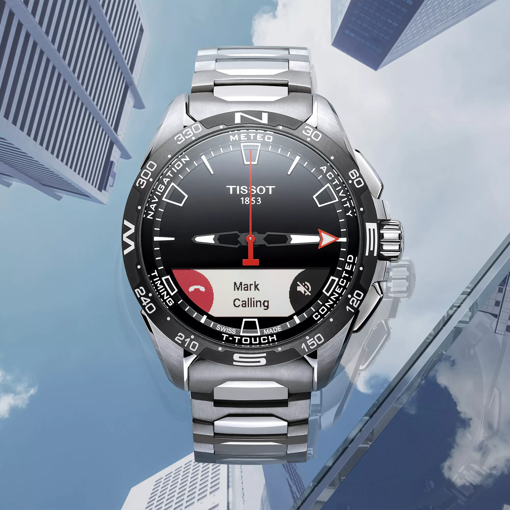 Orologio T-Touch Connect Solar, 47.5 mm, Tissot