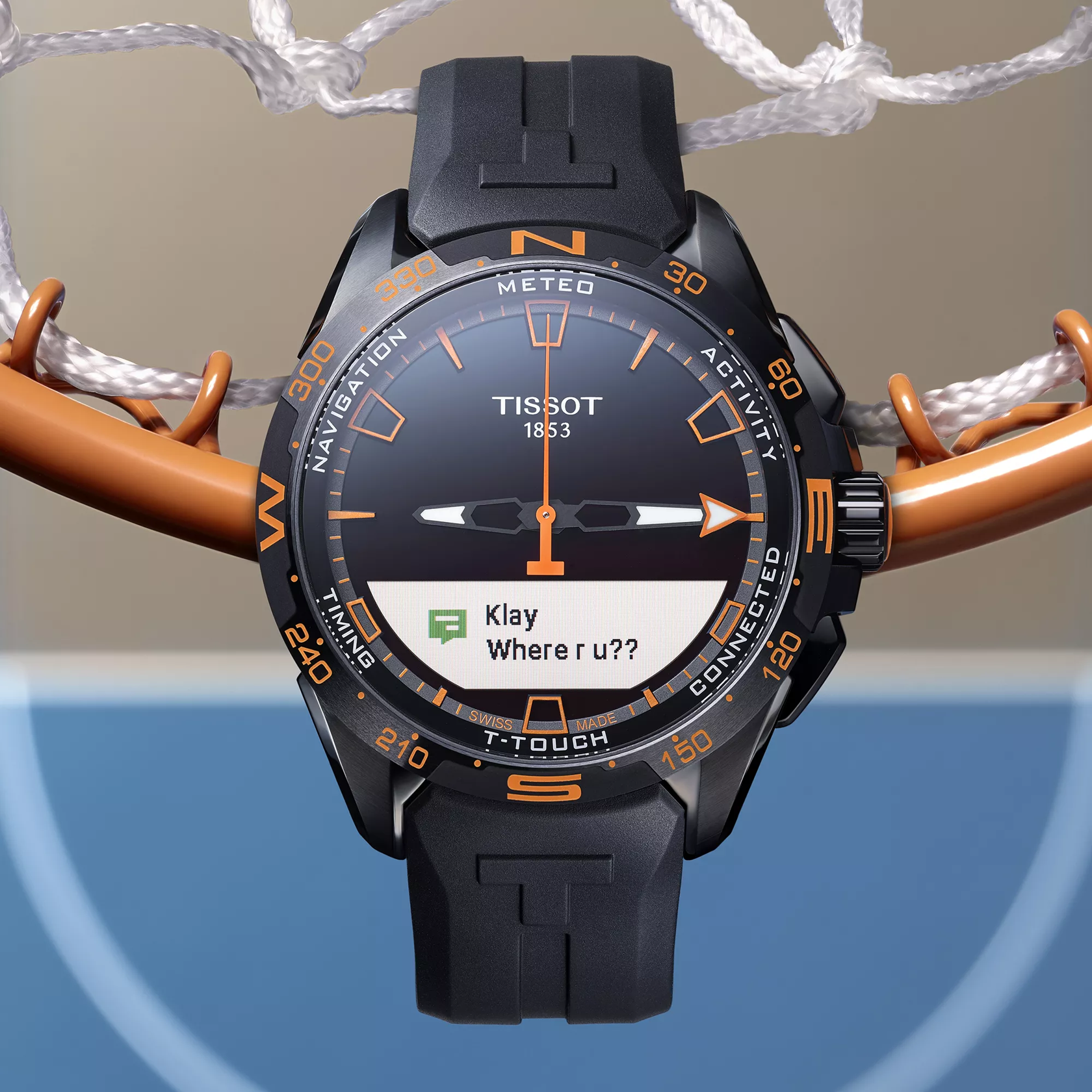 T-Touch Connect Solar watch, 47.5 mm, Tissot