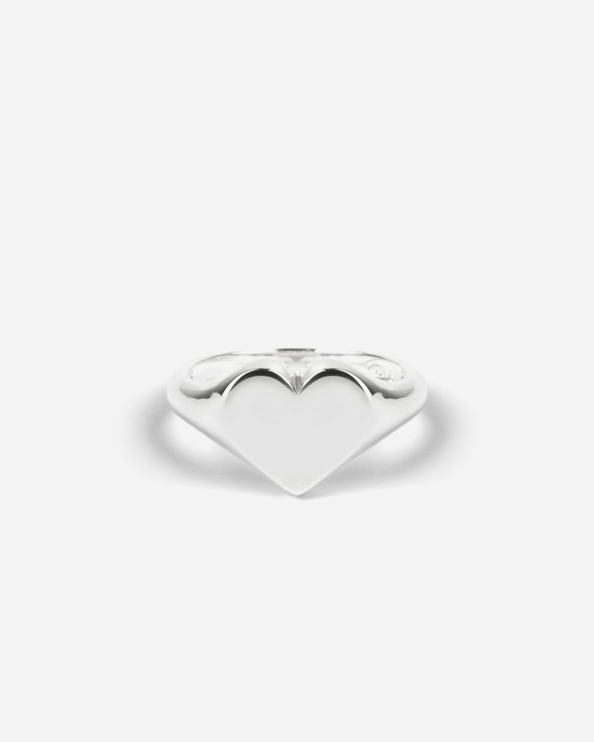 Anello in argento, chevalier cuore, Nove25