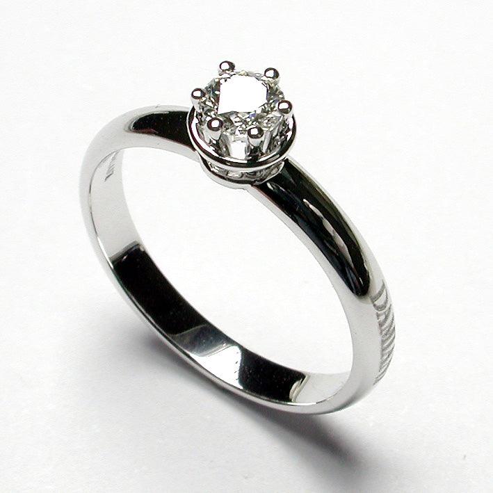 Anello solitario oro bianco e diamante ct 0.70 Minou, Damiani - Ferro Orologi e Gioielli