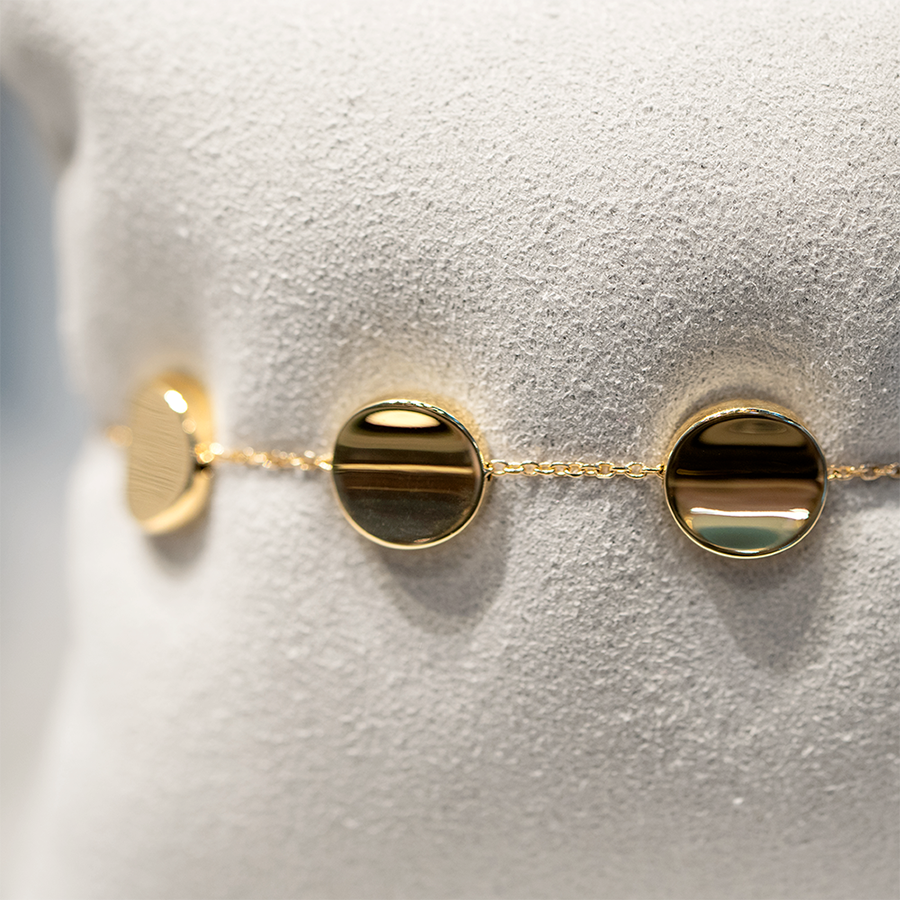 Boucles d'oreilles lobe en or et diamants, Armillas Glow, Chimento
