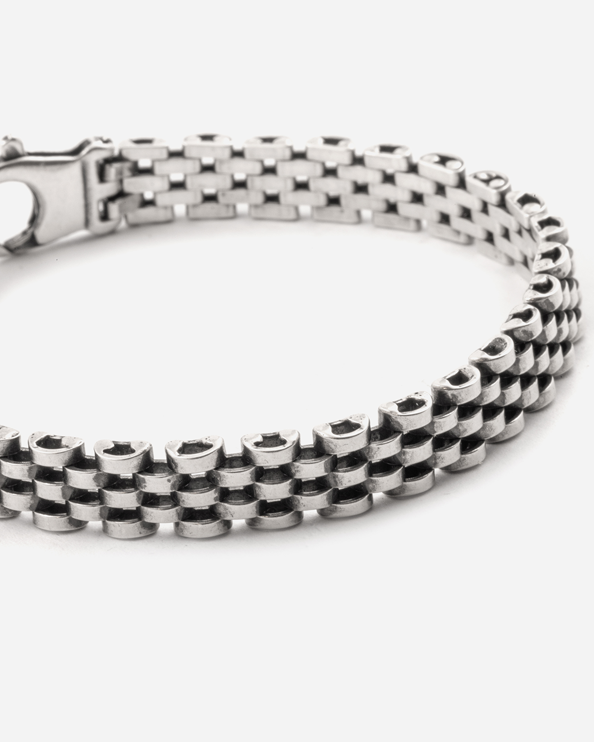 Bracciale in argento, cinturino orologio, Nove25