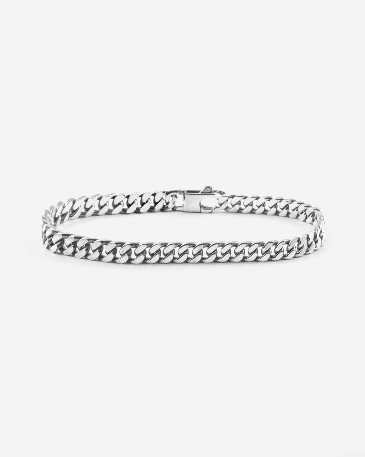 Bracciale in argento, grumetta quadrata filo 200, Nove25