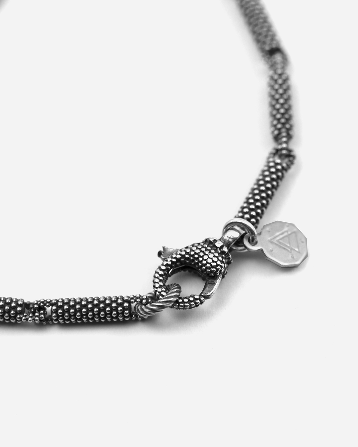 Bracciale in argento Roller Puntinati, Nove25