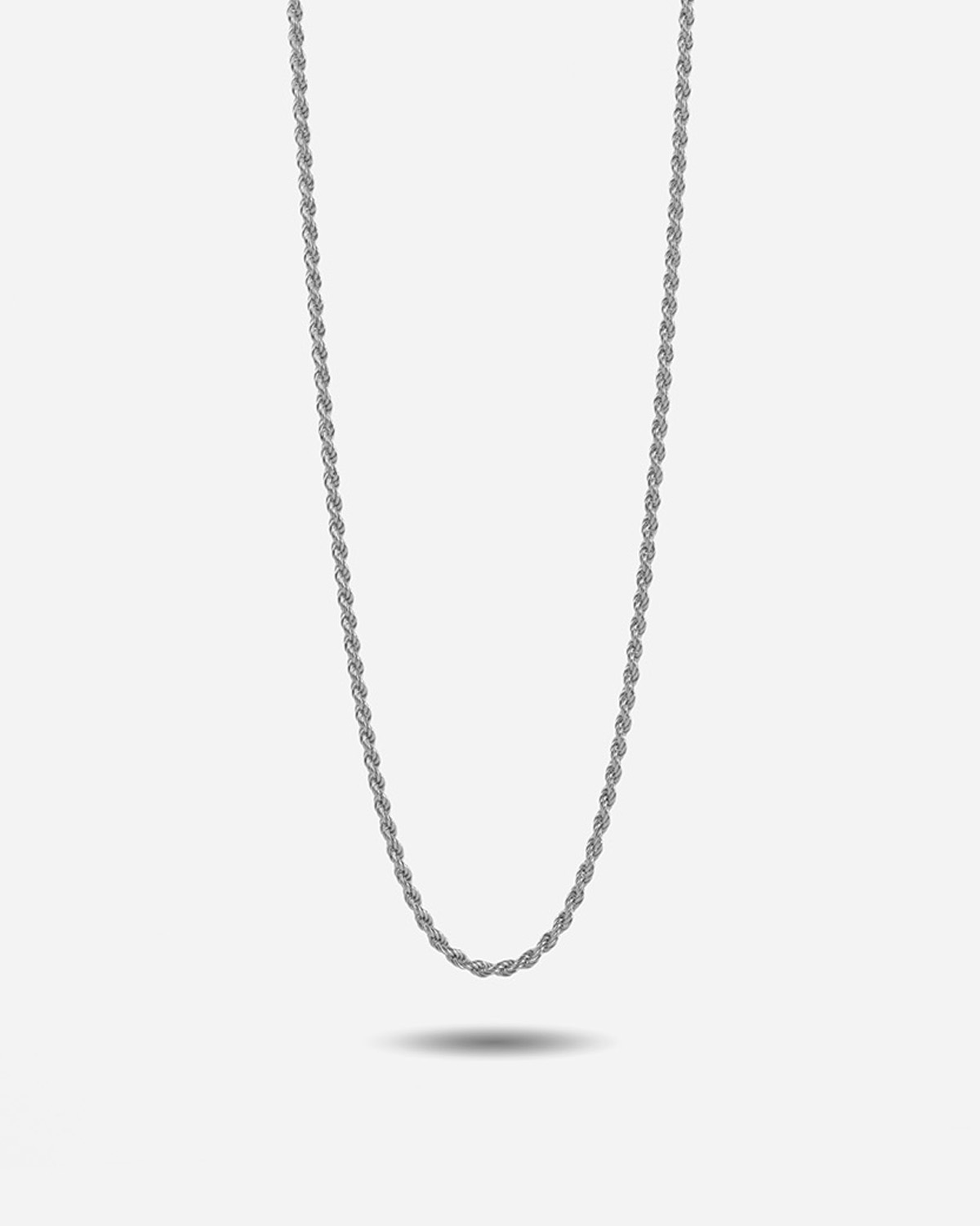 Collana in argento, corda 040, Nove25