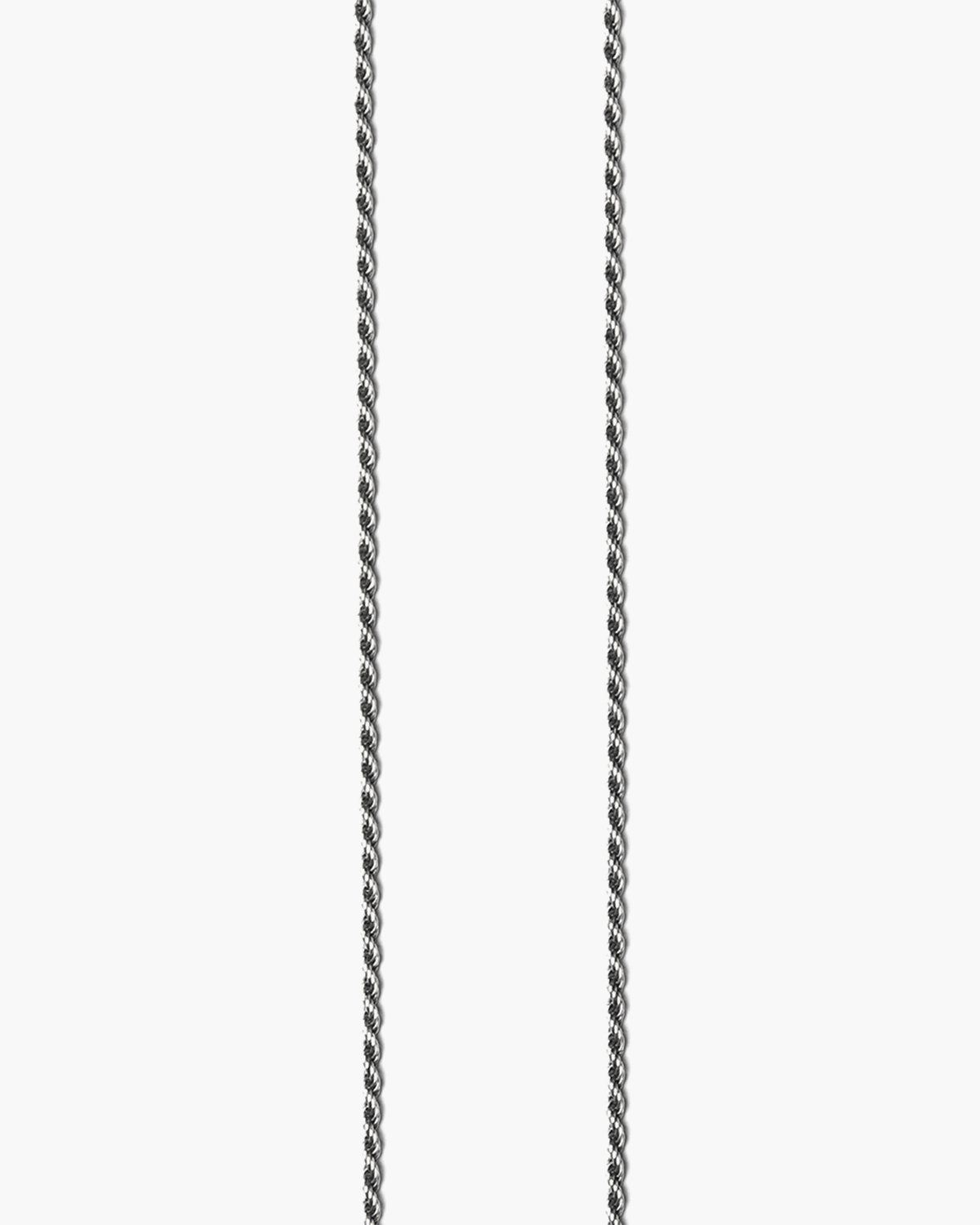 Collana in argento, corda 040, Nove25