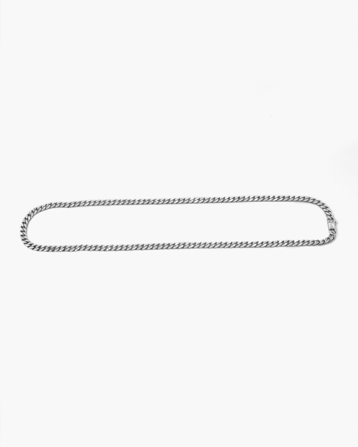 Silver bracelet, square curb with thread plate, Nove25