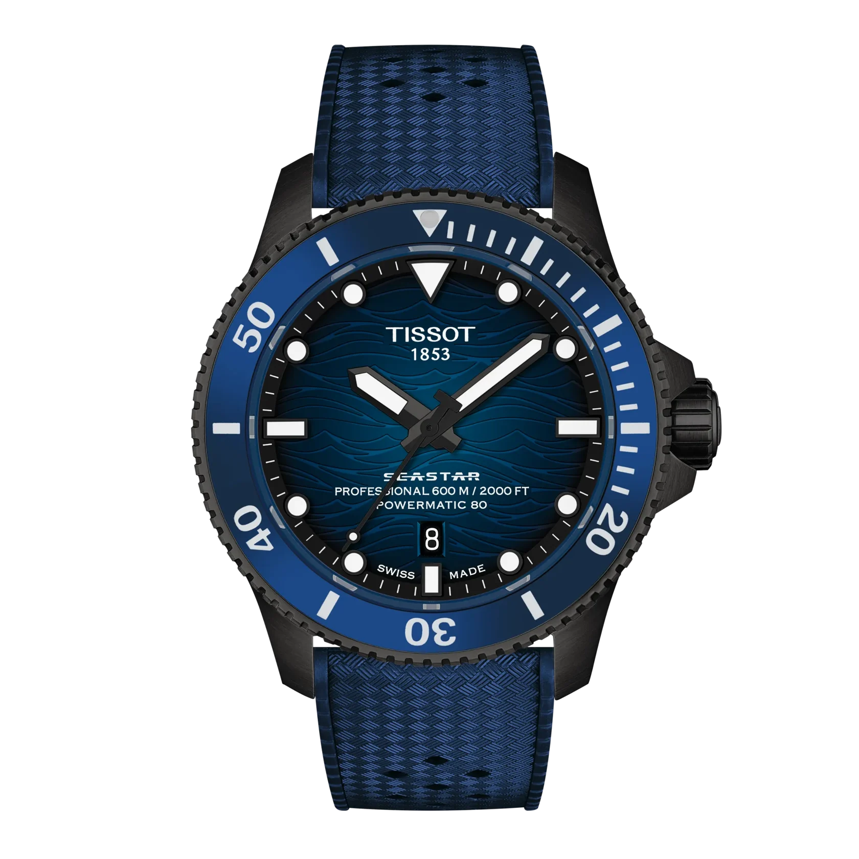 Seastar 1000 Powermatic 80 Watch, 40 mm, Tissot