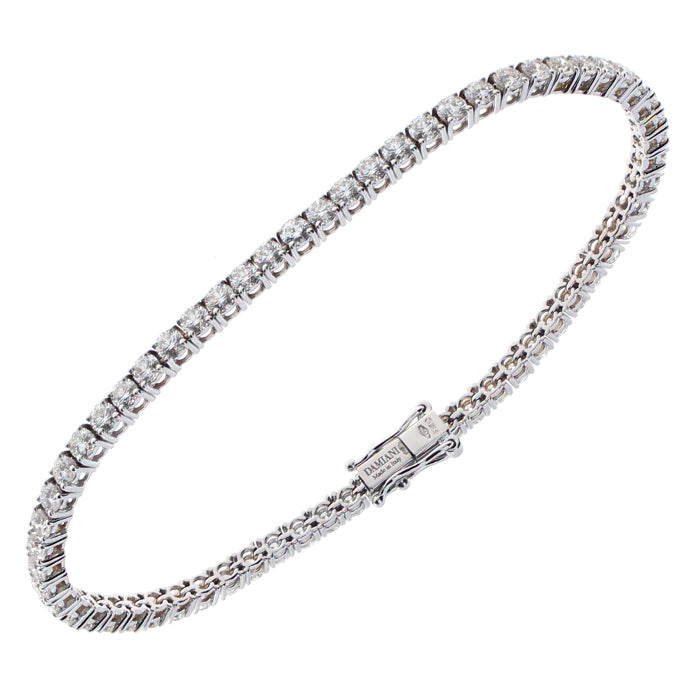 White gold and diamond tennis bracelet Timeless, Damiani