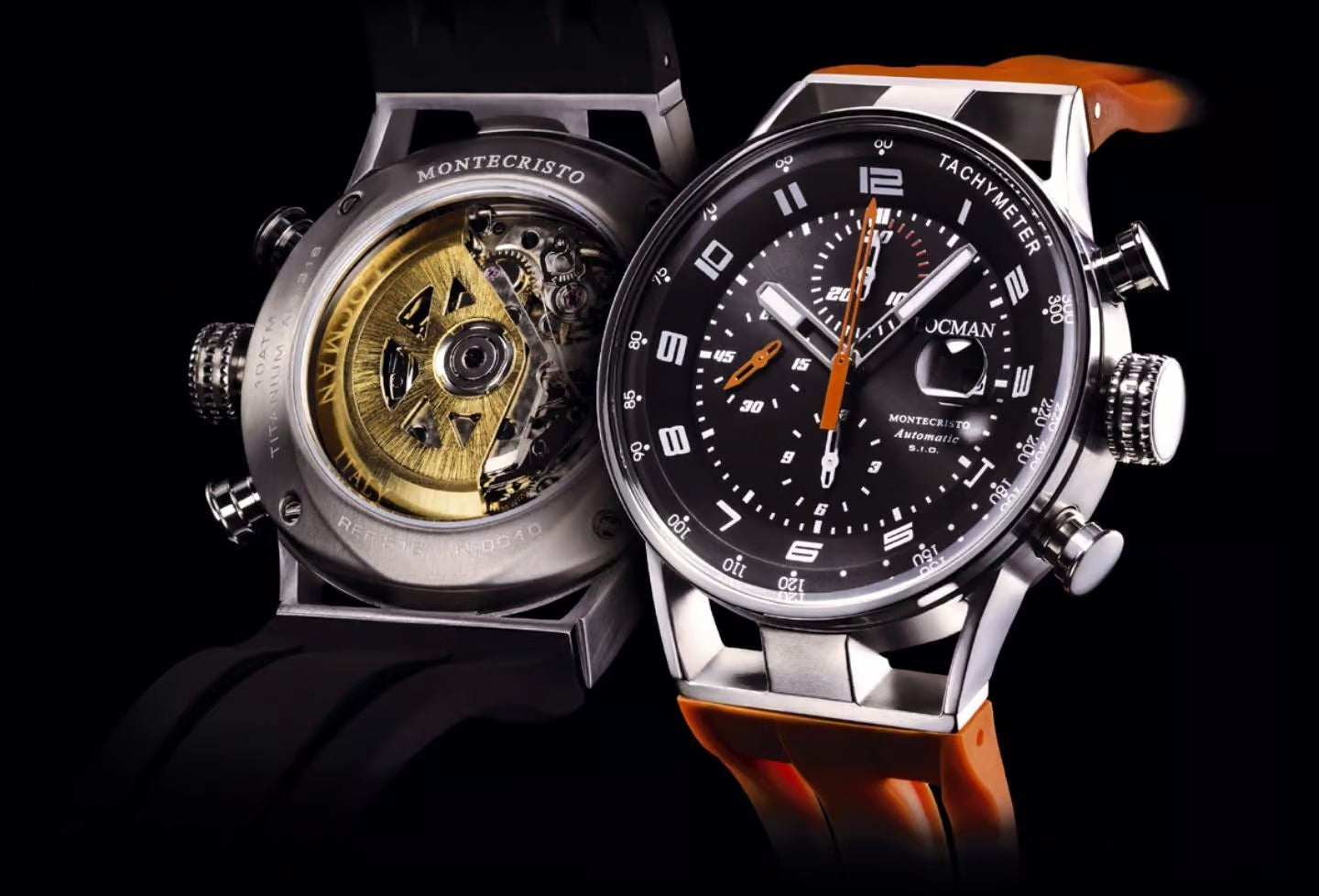 Orologio Montecristo, solo tempo automatico, 44 mm, Locman