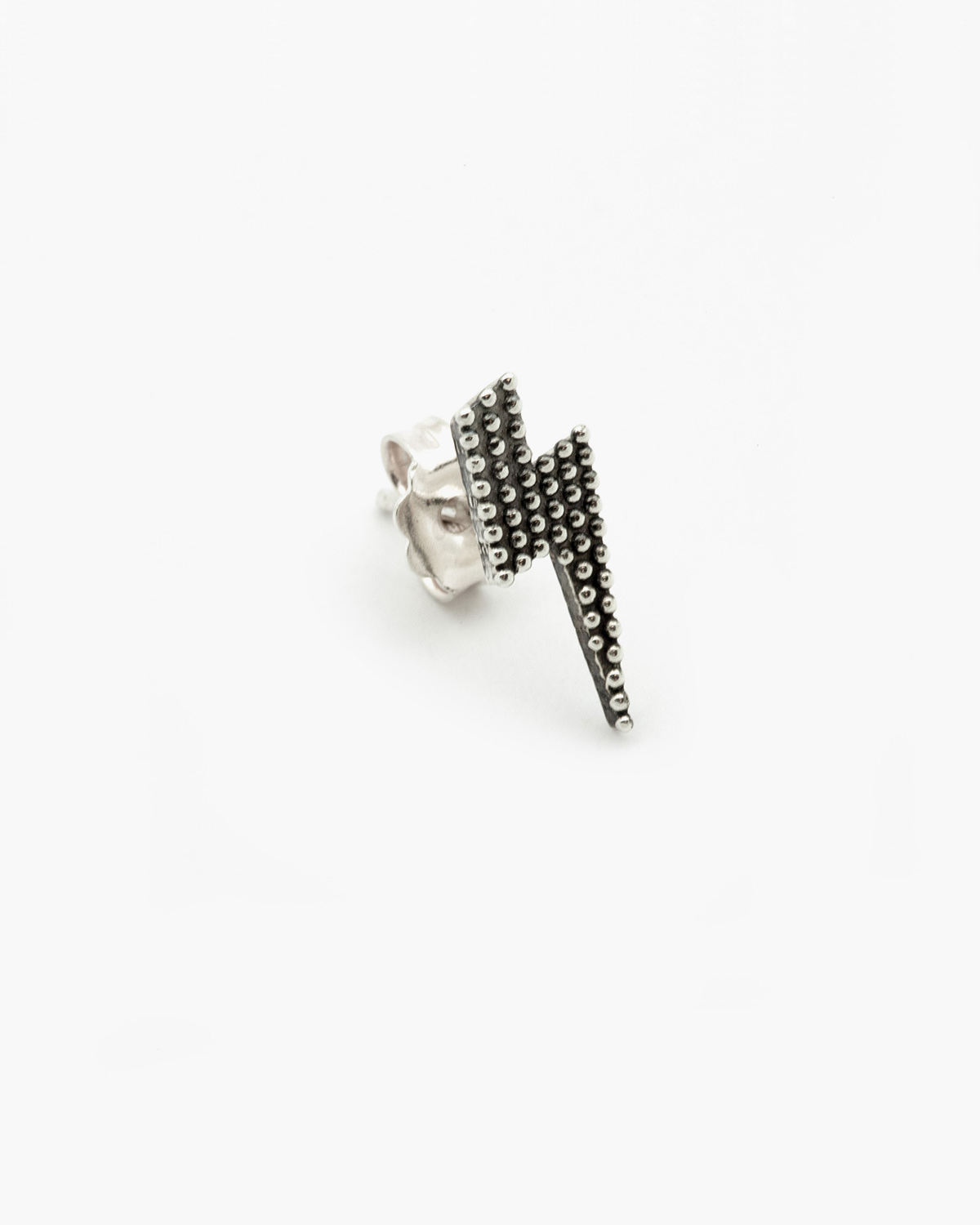 Bague en argent, petite gourmette à pois, Nove25