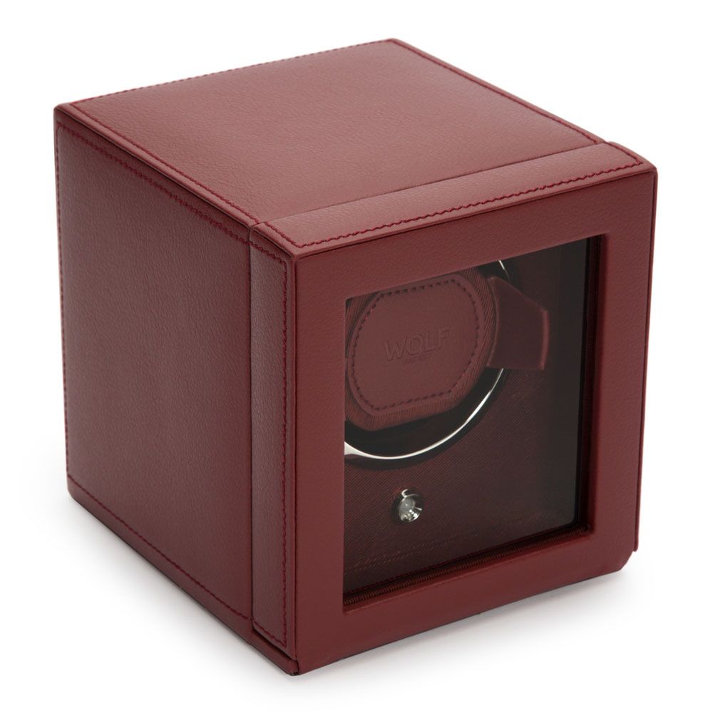 Cub carica orologi singolo con coperchio - Bordeaux, Wolf 1834
